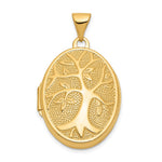 14k Tree 21x Oval Locket
