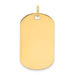 14k Plain .018 Gauge Engraveable 28x Dog Tag Disc Charm