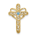 14k Synthetic Family Jewelry Pendant