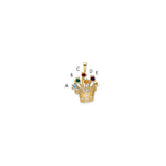 14k Synthetic A Diamond Family Jewelry Pendant