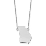 14KW Georgia State Necklace