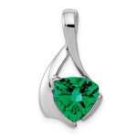 14k White Gold Mount St. Helens Pendant