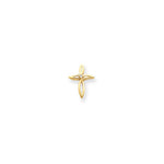 14k AA Diamond Passion Cross Pendant