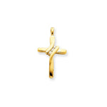 14k AAA Diamond Cross