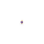 14k Heart Tsavorite pendant
