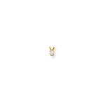 14k A Diamond pendant