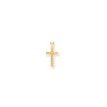 14k AA Diamond Latin Cross Pendant