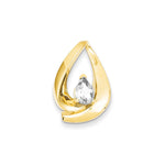 14k CZ Slide
