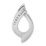 14k White Gold Complete 1/5 carat VS Diamond Slide Fits up to Regular/ Fancy or Reversible Omega