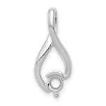 14k White Gold Fancy Diamond Slide Mtg