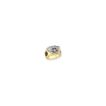 14k Two-tone A Diamond men's masonic ring