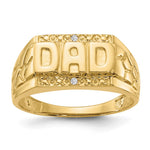 IB Goodman 14k VS Diamond Mens DAD Ring