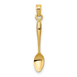 14K 3-D Table Spoon Pendant