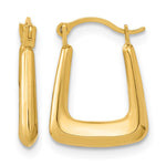 14k 2.5x Polished Hollow Fancy Hoop Earrings