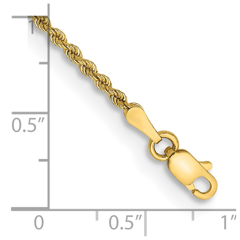 14K Regular Rope with Lobster Clasp Chain