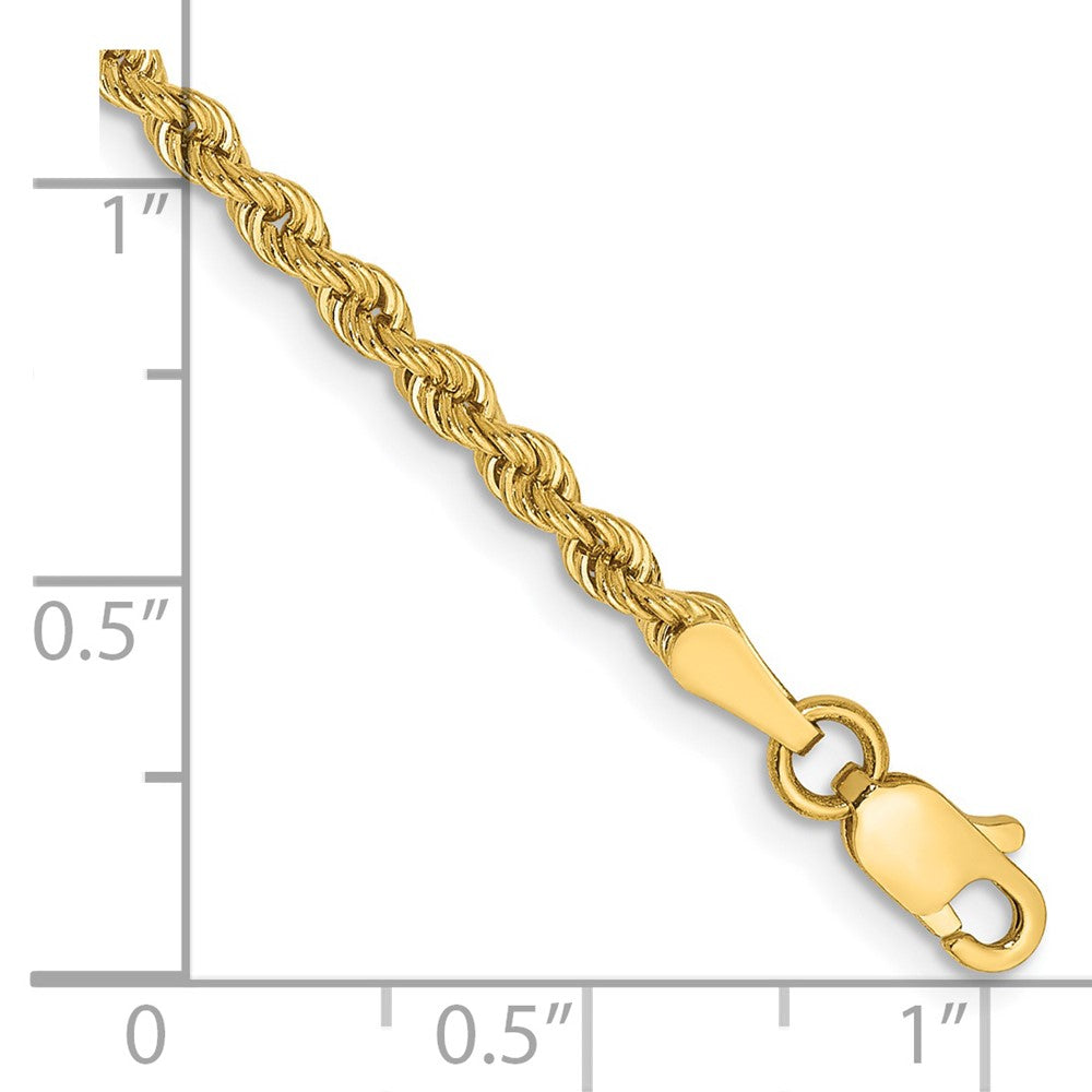 14K Regular Rope with Lobster Clasp Chain