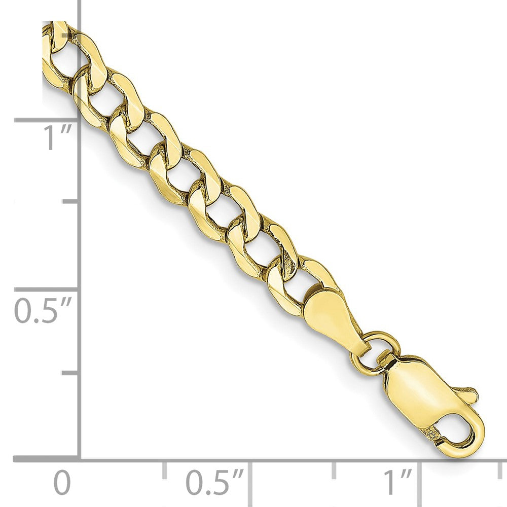 10k 4.3mm Semi-Solid Curb Link Chain