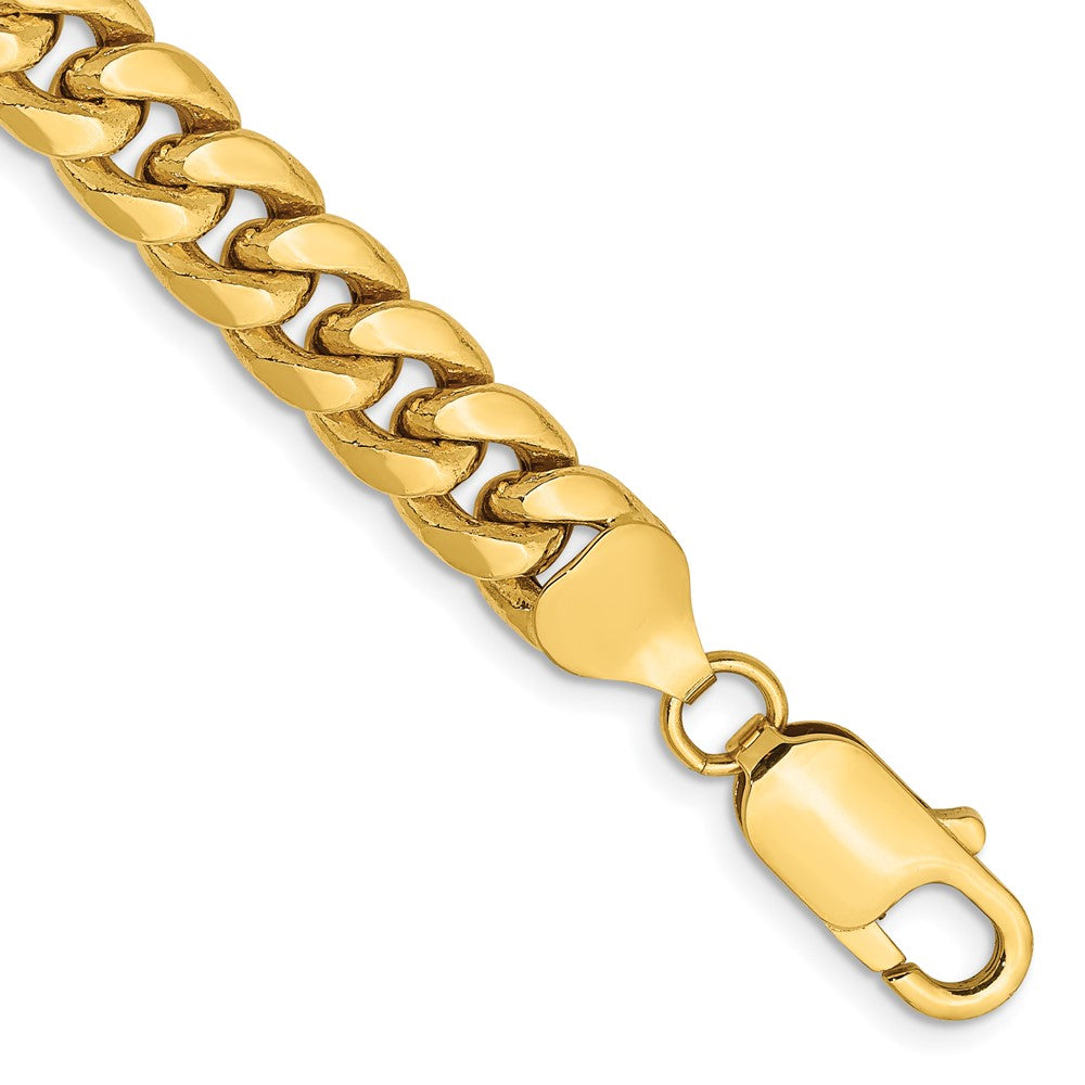 10k 7.3mm Semi-Solid Miami Cuban Chain