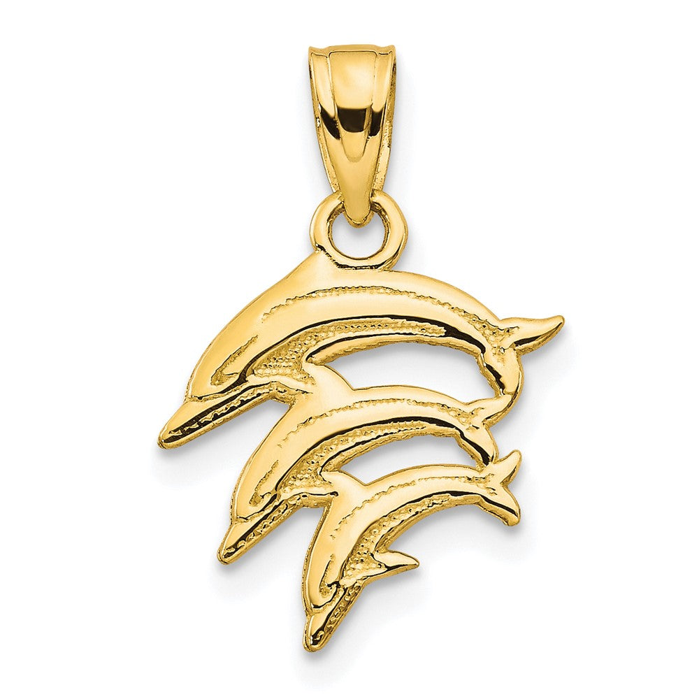 10k Dolphin Charm