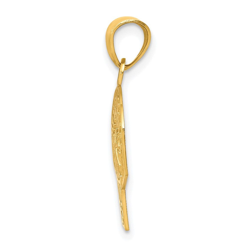10K Basketball and Net Charm