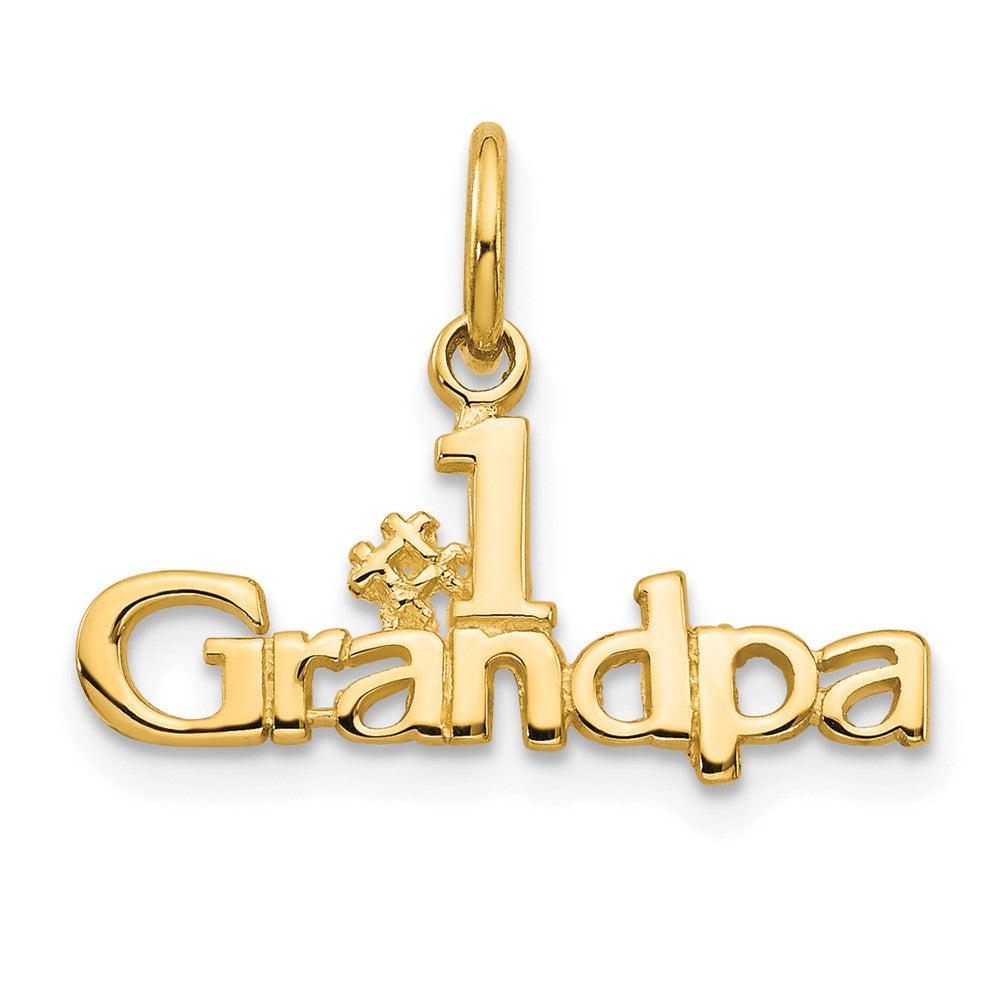 10K #1 GRANDPA Charm