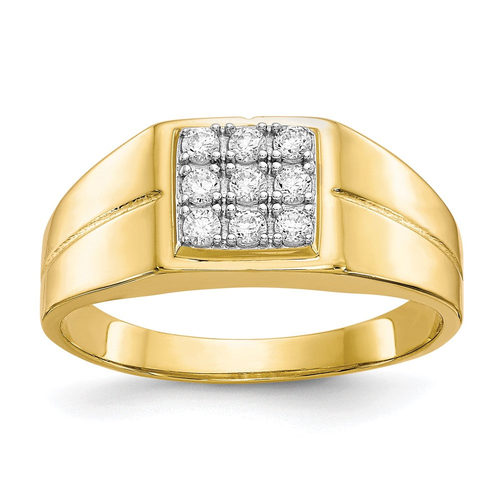 IB Goodman 10k Mens CZ Ring