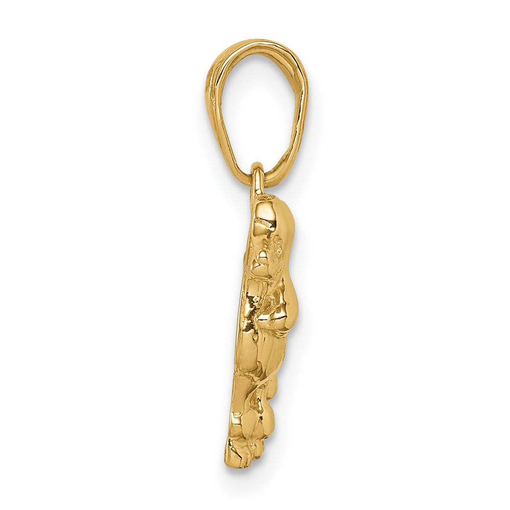 10K Poodle Dog Pendant