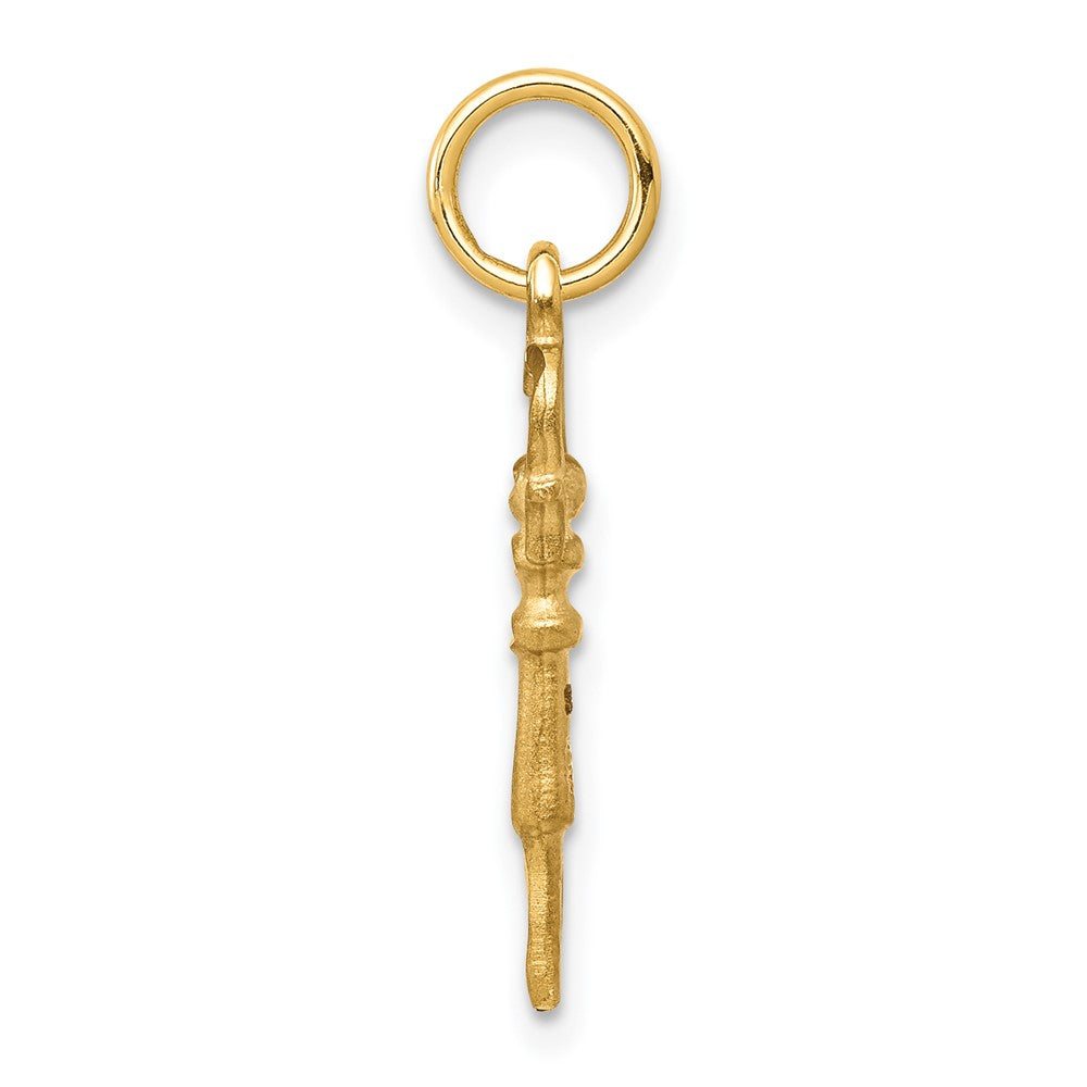 10k Solid Key Charm