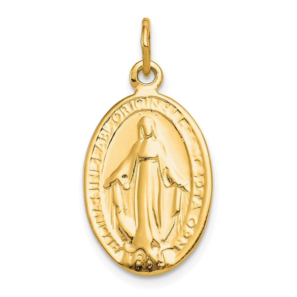 10K Oval Miraculous Medal