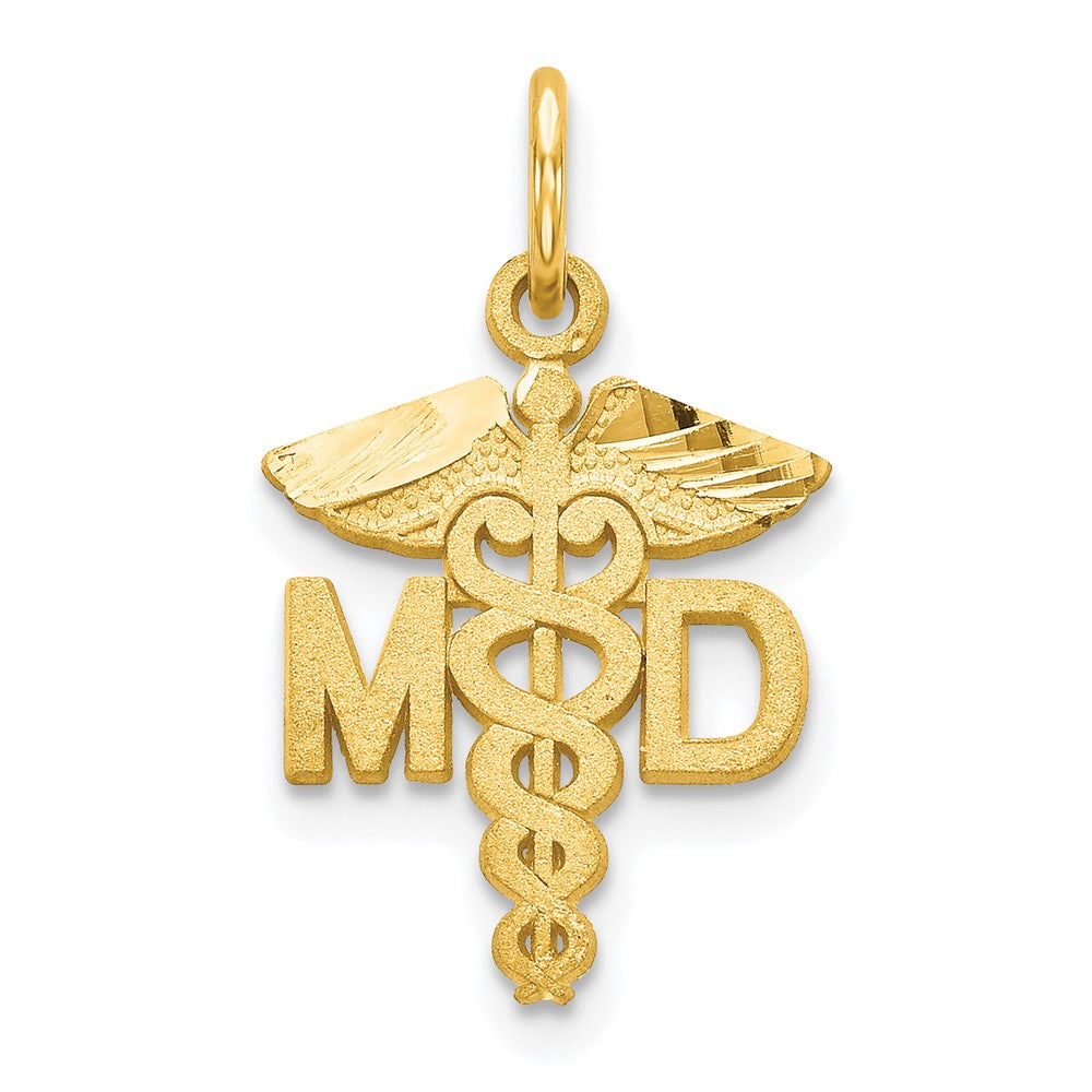 10k Solid Doctor of Medicine MD Charm