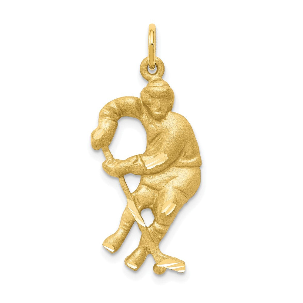 10K Hockey Player Charm