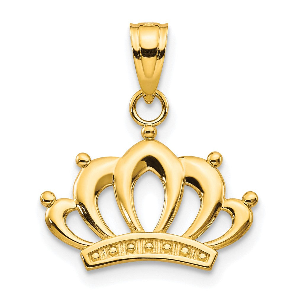 10k Crown Charm