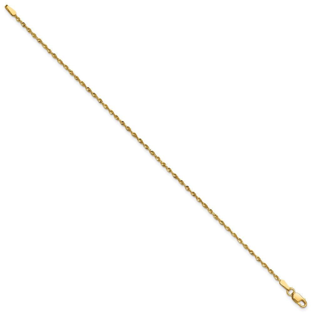 10k Ultra D/C Lightweight Rope Chain Anklet