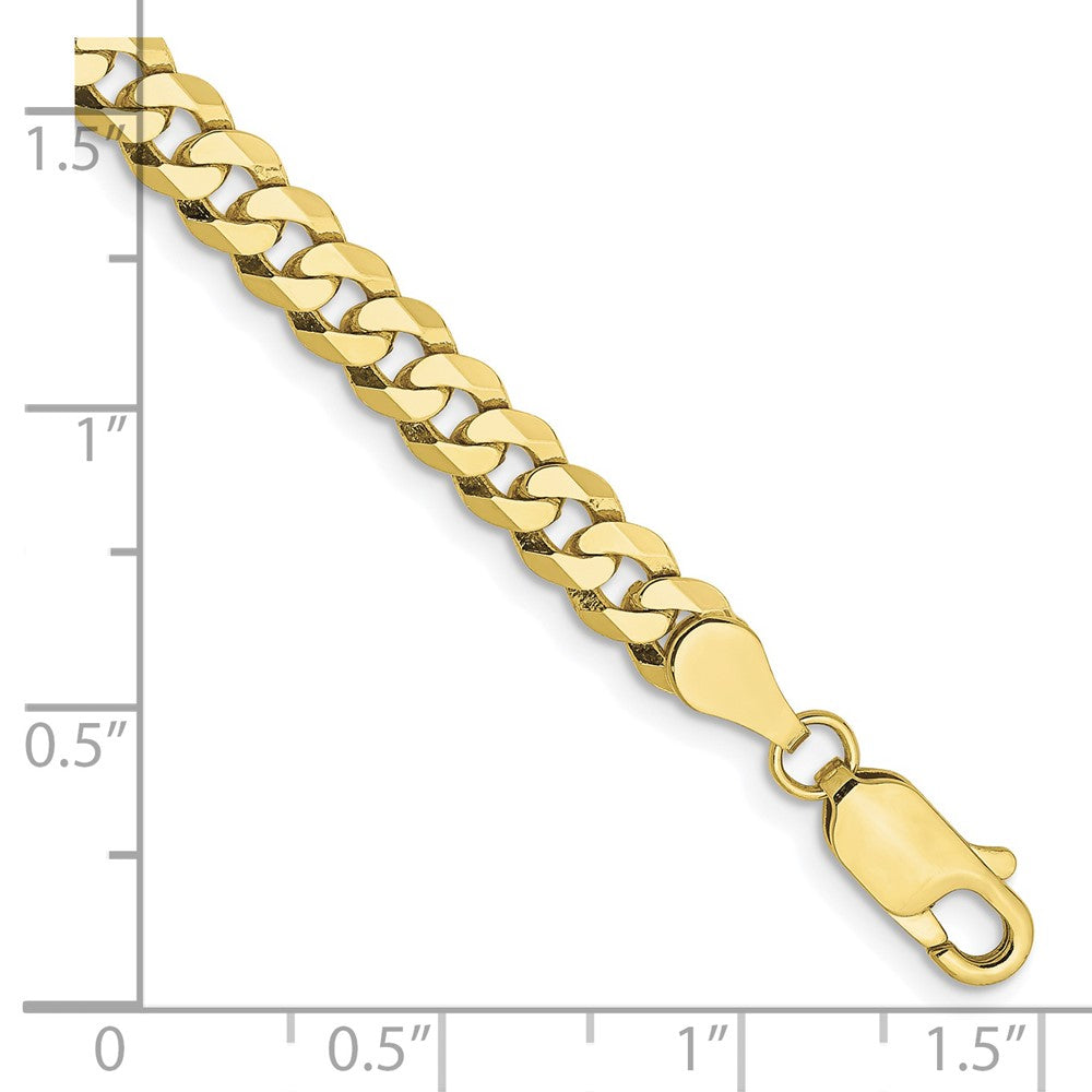 10k 4.75mm Flat Beveled Curb Chain