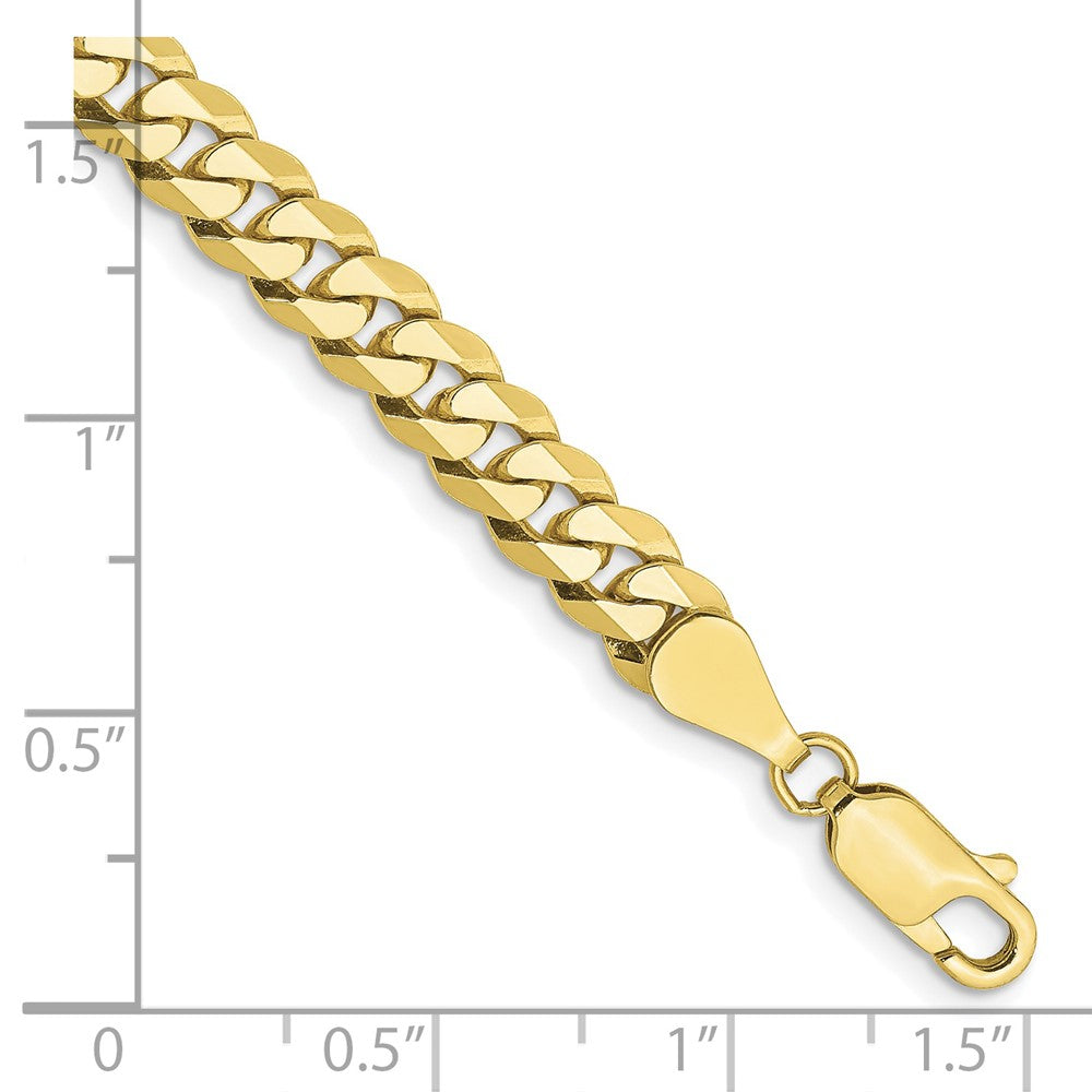 10k Flat Beveled Curb Chain