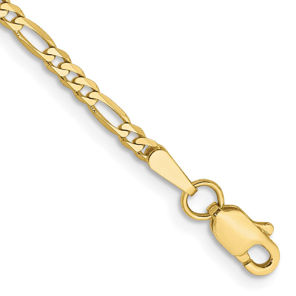 10k Flat Figaro Chain