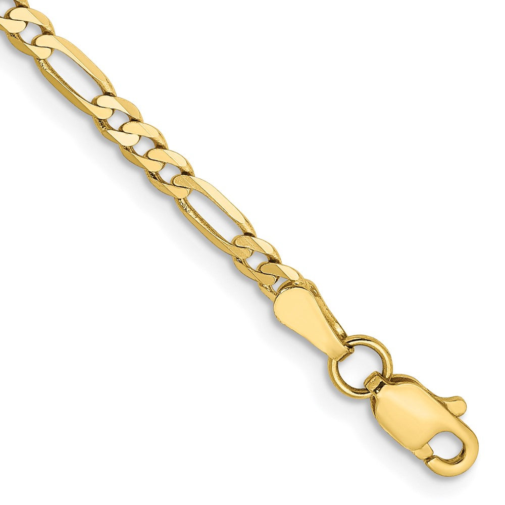 10k Flat Figaro Chain