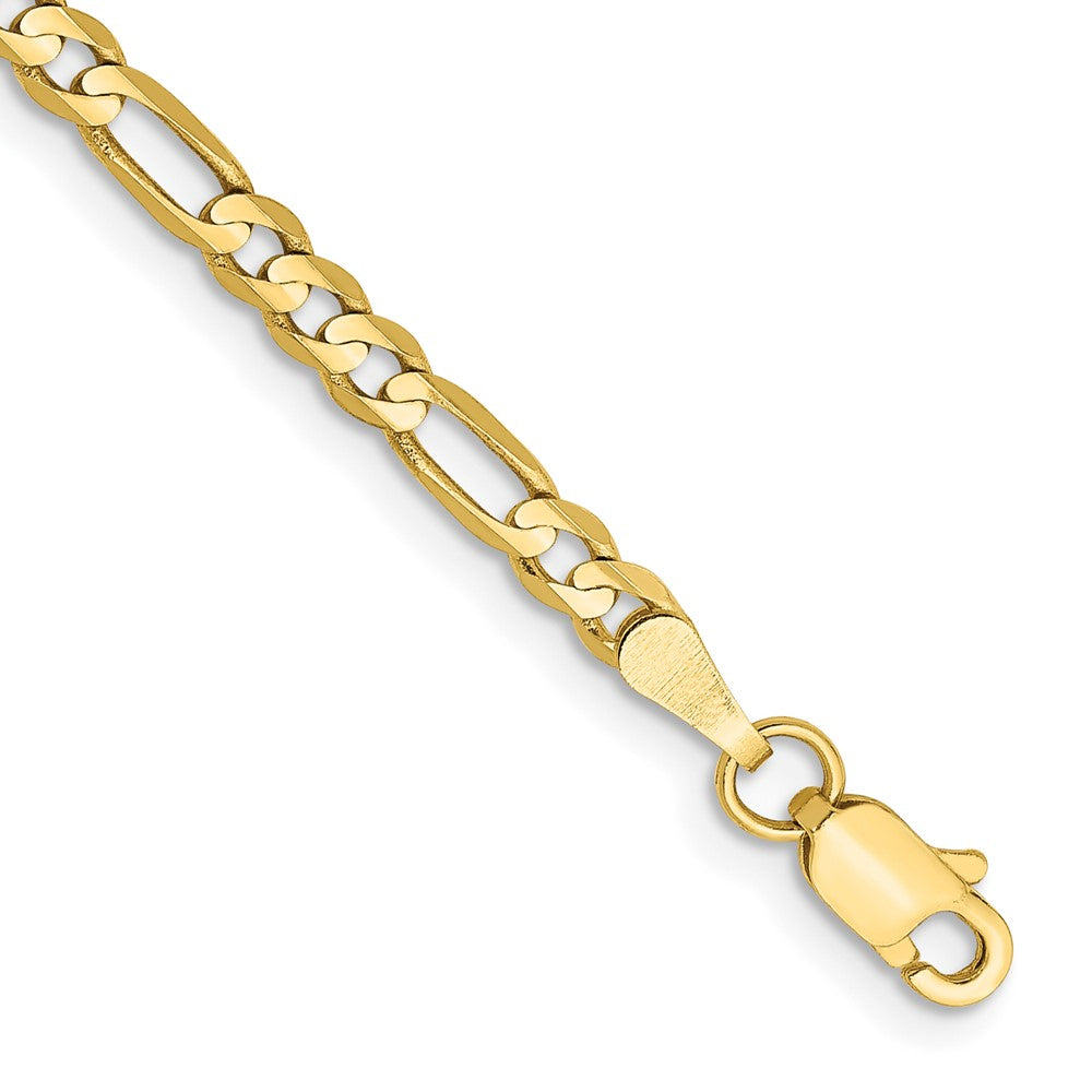 10K Flat Figaro Chain