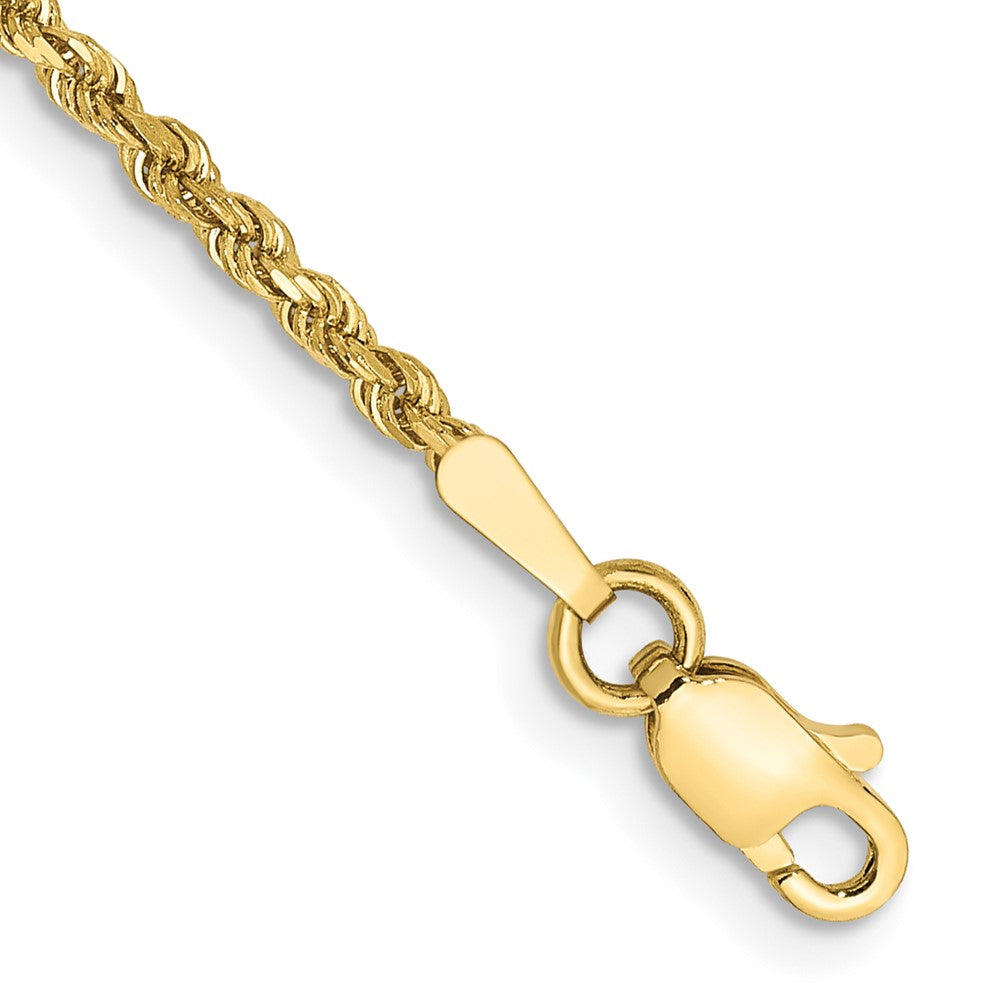 10k Diamond-cut Rope Chain