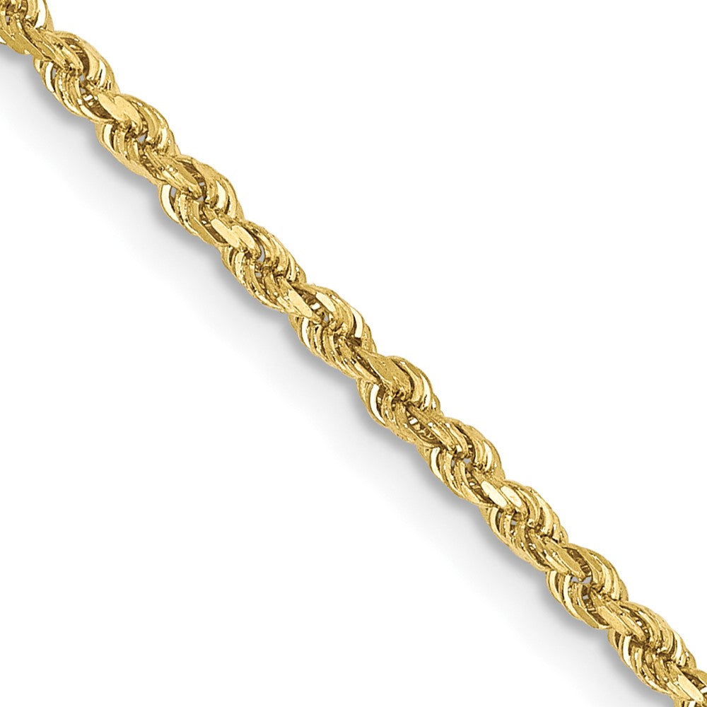 10k 1.75m Diamond-cut Rope Chain