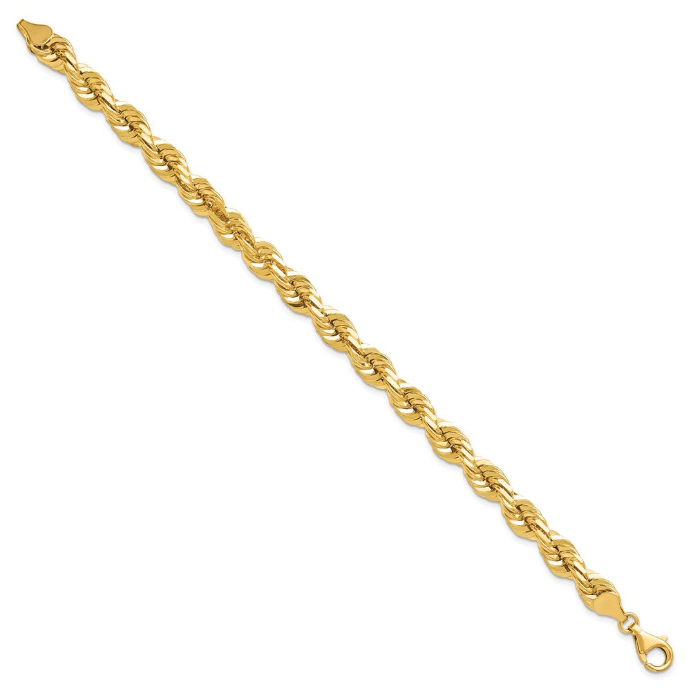 10k D/C Rope Fancy Lobster Clasp Chain