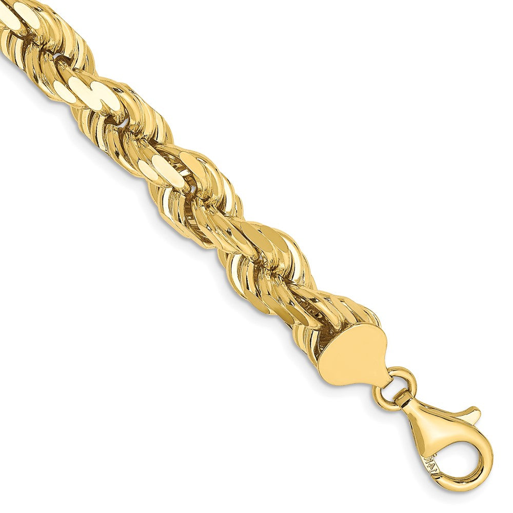 10k Diamond-cut Rope Chain