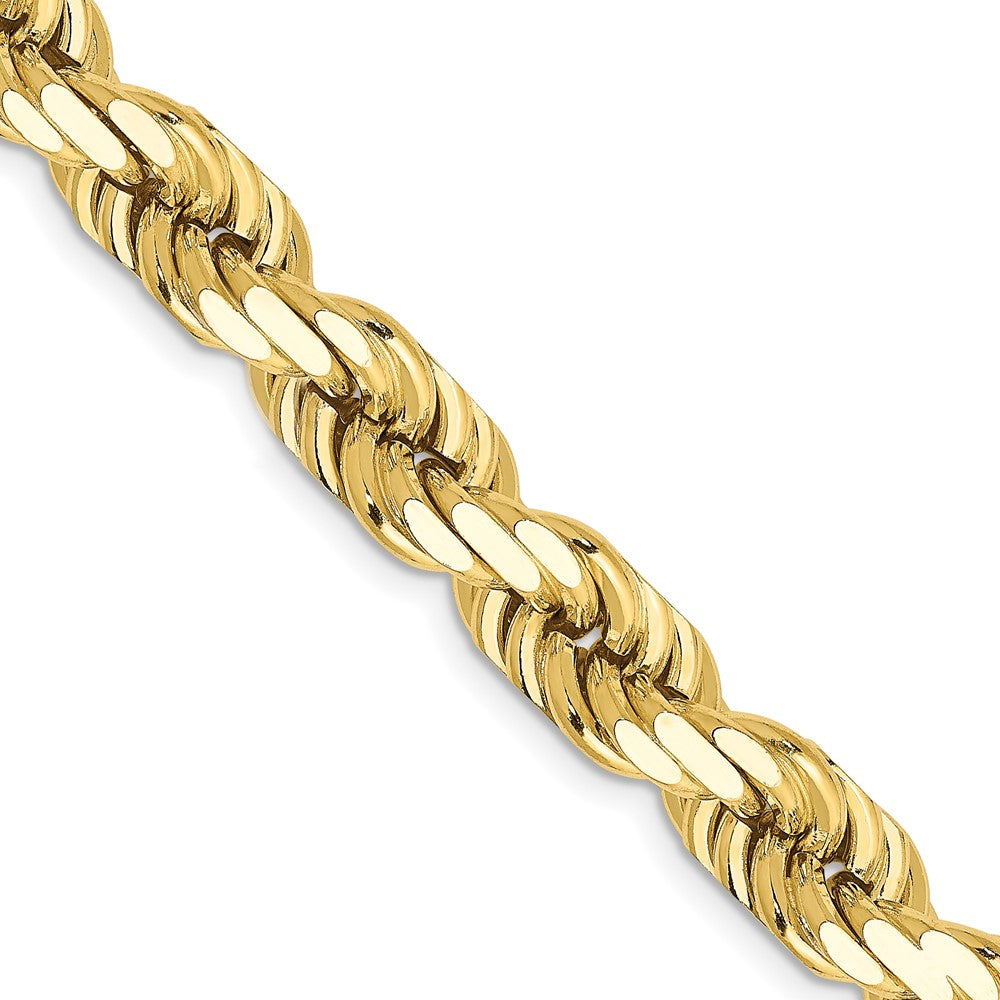 10k D/C Rope Fancy Lobster Clasp Chain