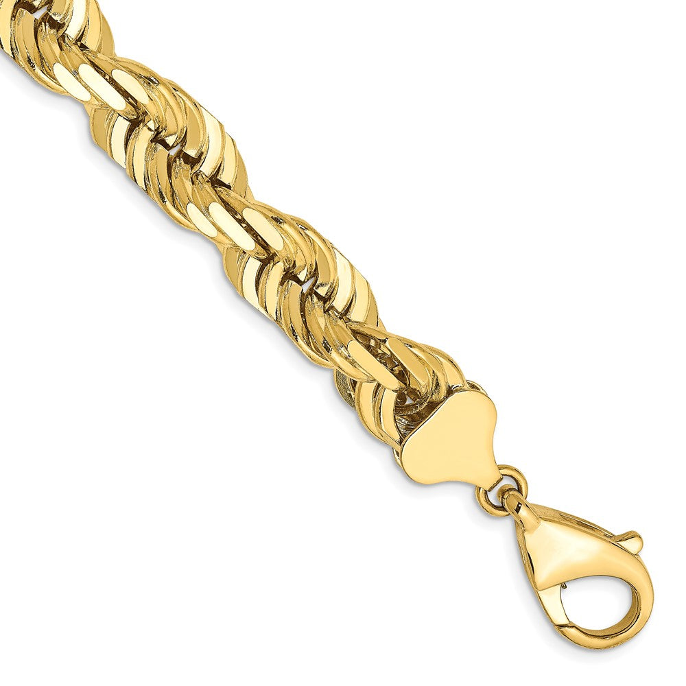 10k Diamond-cut Rope Chain