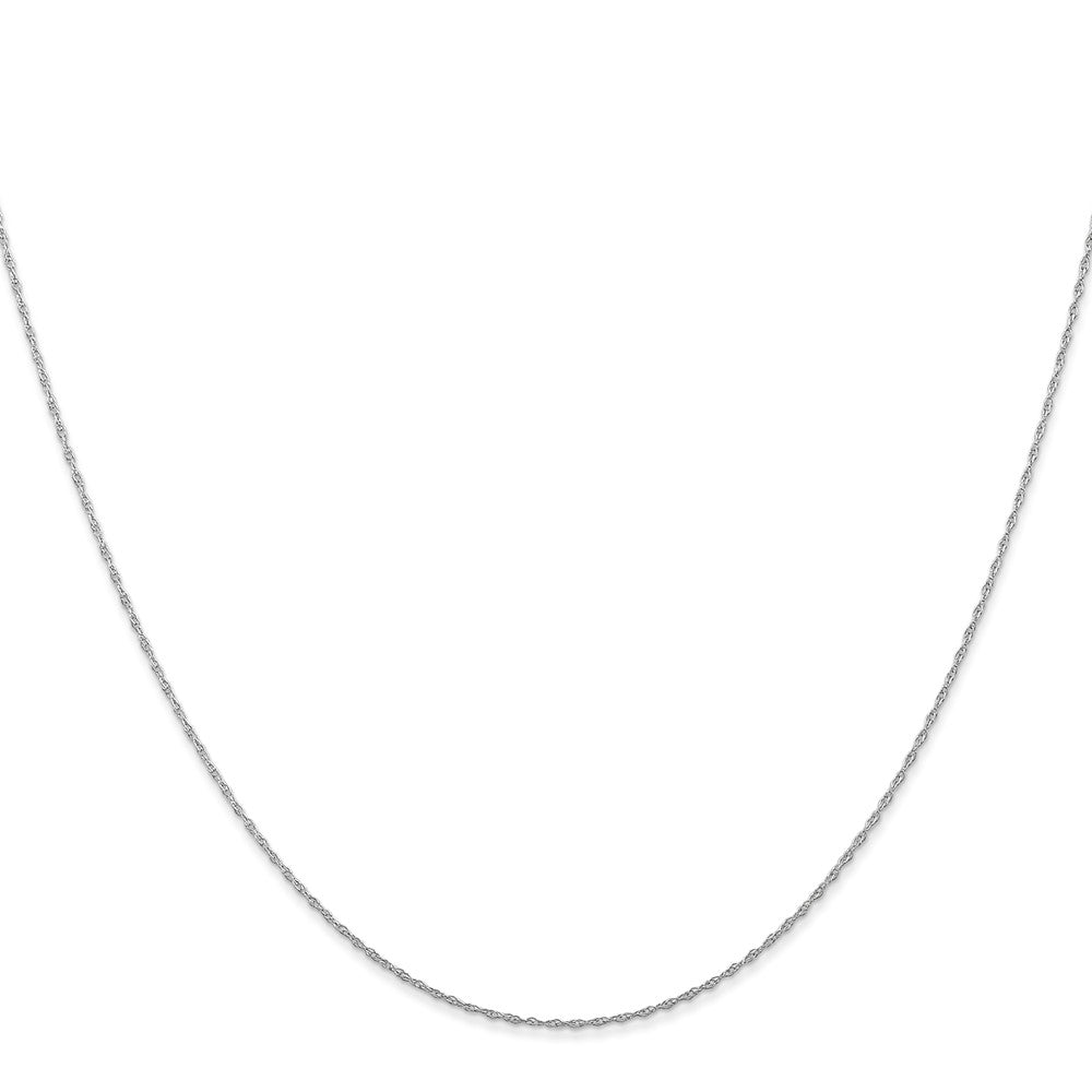 10k White Gold Carded Cable Rope Chain