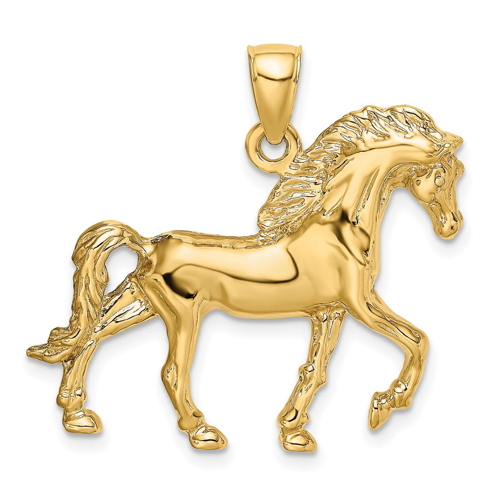 10K 2-D Horse Walking Charm