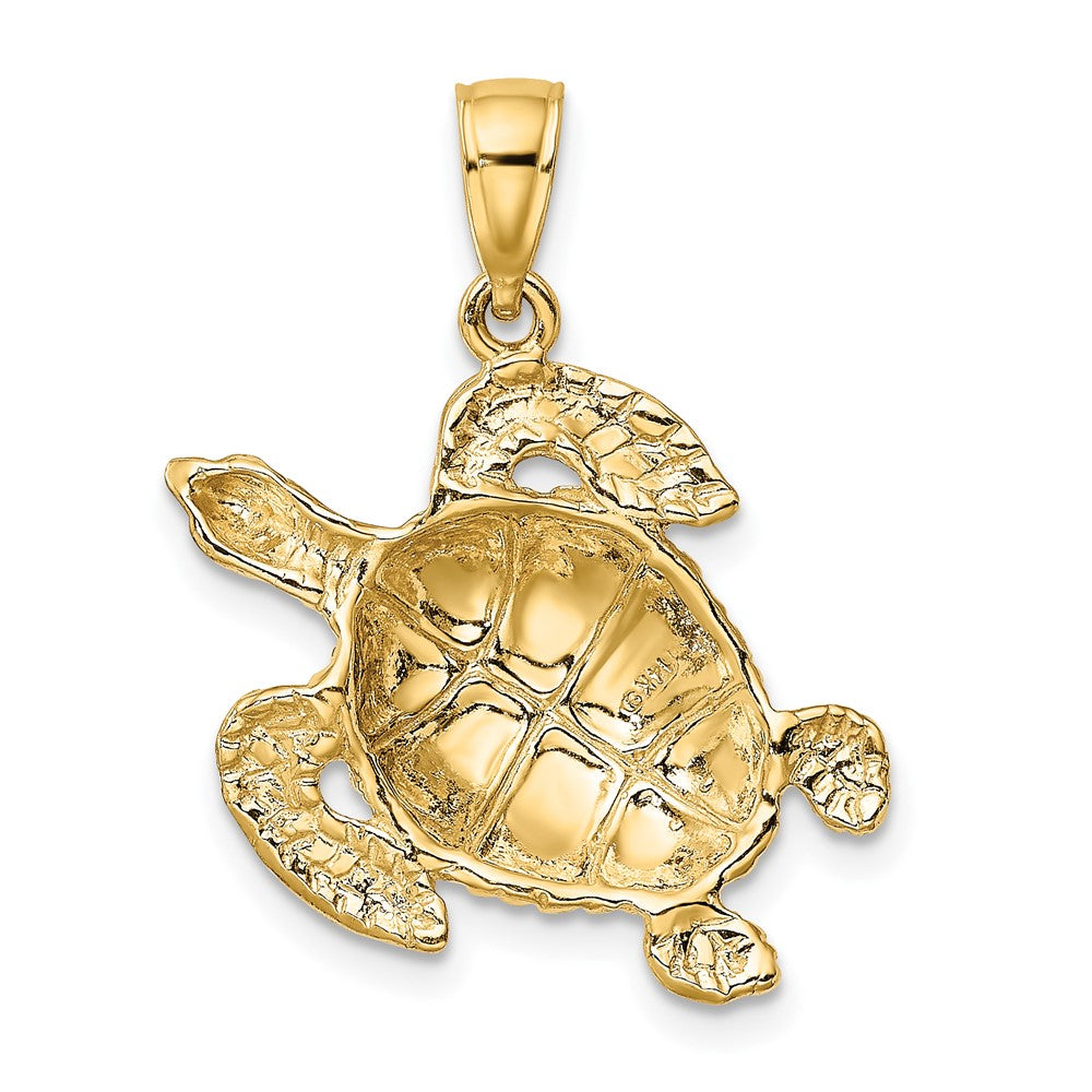 10k Turtle Necklace