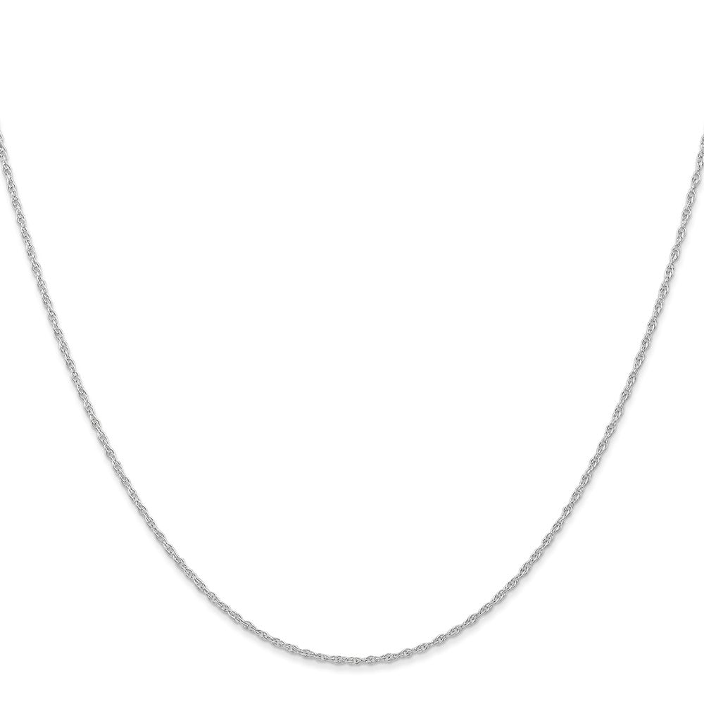 10k White Gold Carded Cable Rope Chain