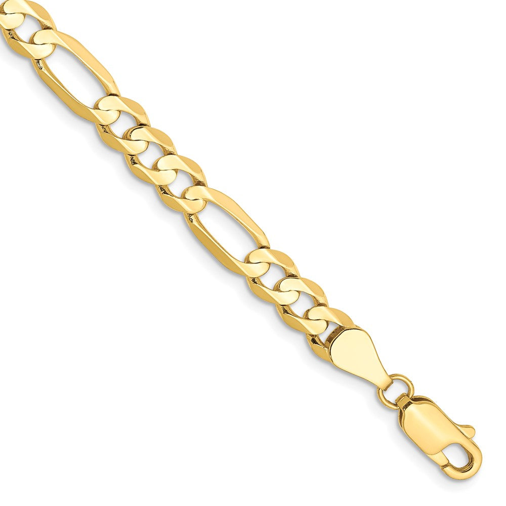 10k 5.5mm Concave Open Figaro Chain