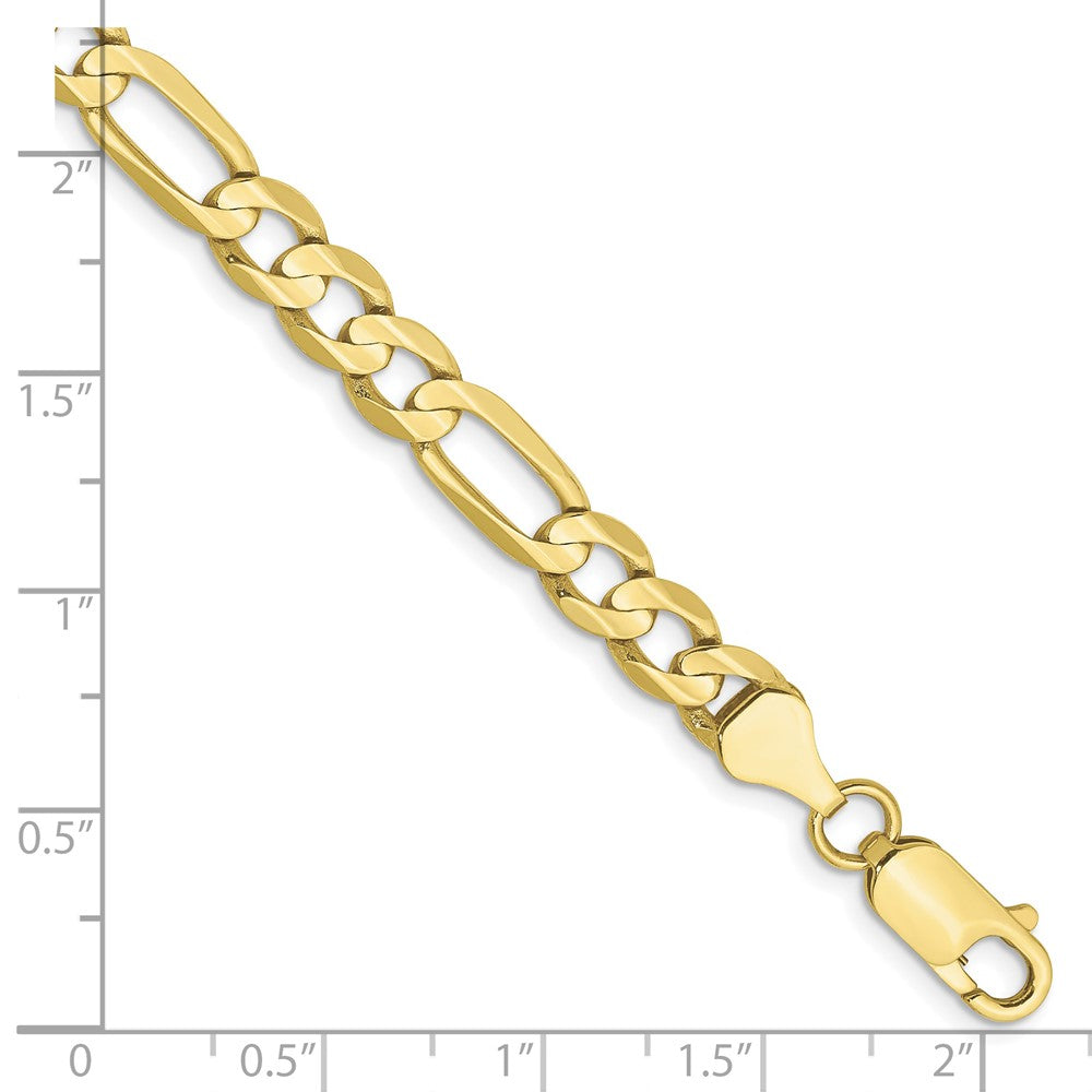 10k Concave Open Figaro Chain